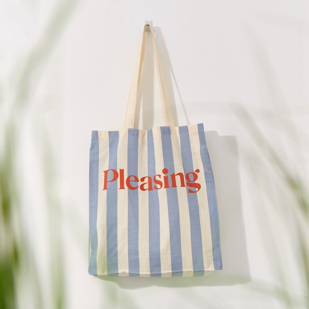 Shopper-Tasche aus Baumwolle mit Zwickel und langen Henkeln von Supreme Creations Shopper-Tasche aus Baumwolle mit Zwickel und langen Henkeln von Supreme Creations
