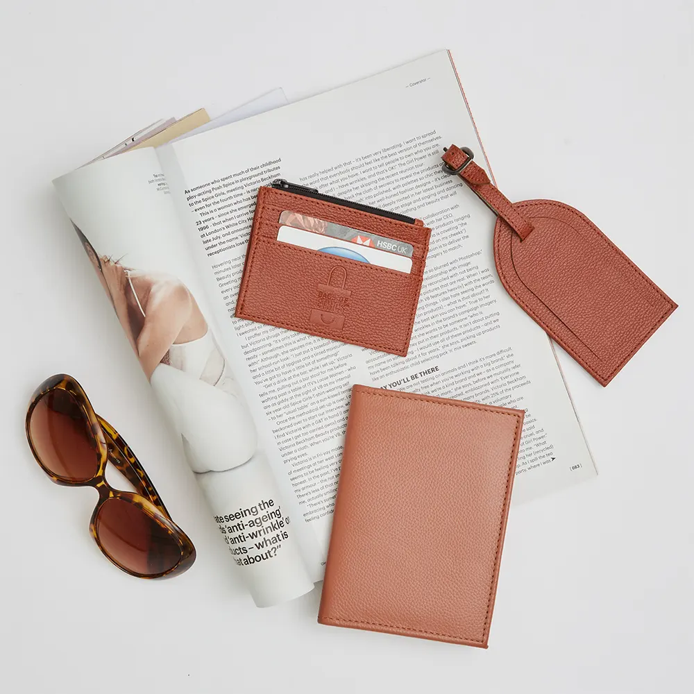 personalised-faux-leather-card-holder-with-zip personalised faux leather card holder with zip