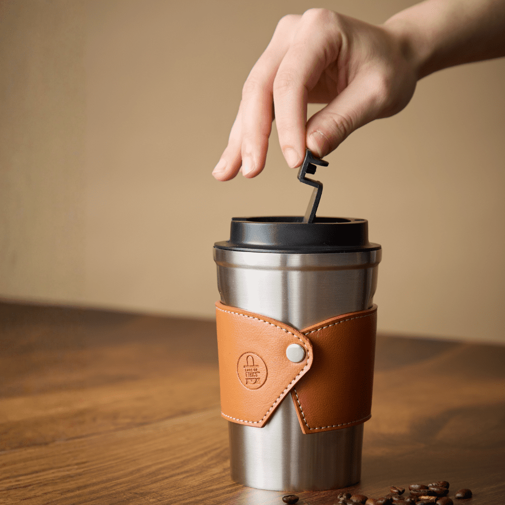 Leather cup sleeve default Leather cup sleeve default