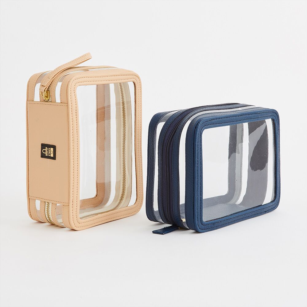 durchsichtige pvc-schminktaschen aus veganem leder durchsichtige pvc-schminktaschen aus veganem leder