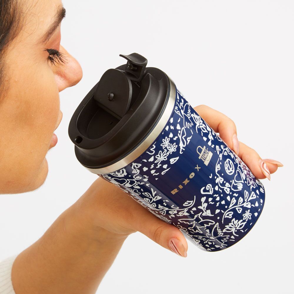 rixo-coffee-cup-printed-with-black-lid rixo coffee cup printed with black lid